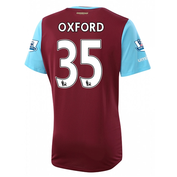 West Ham 2015-16 OXFORD #35 Home Soccer Jersey